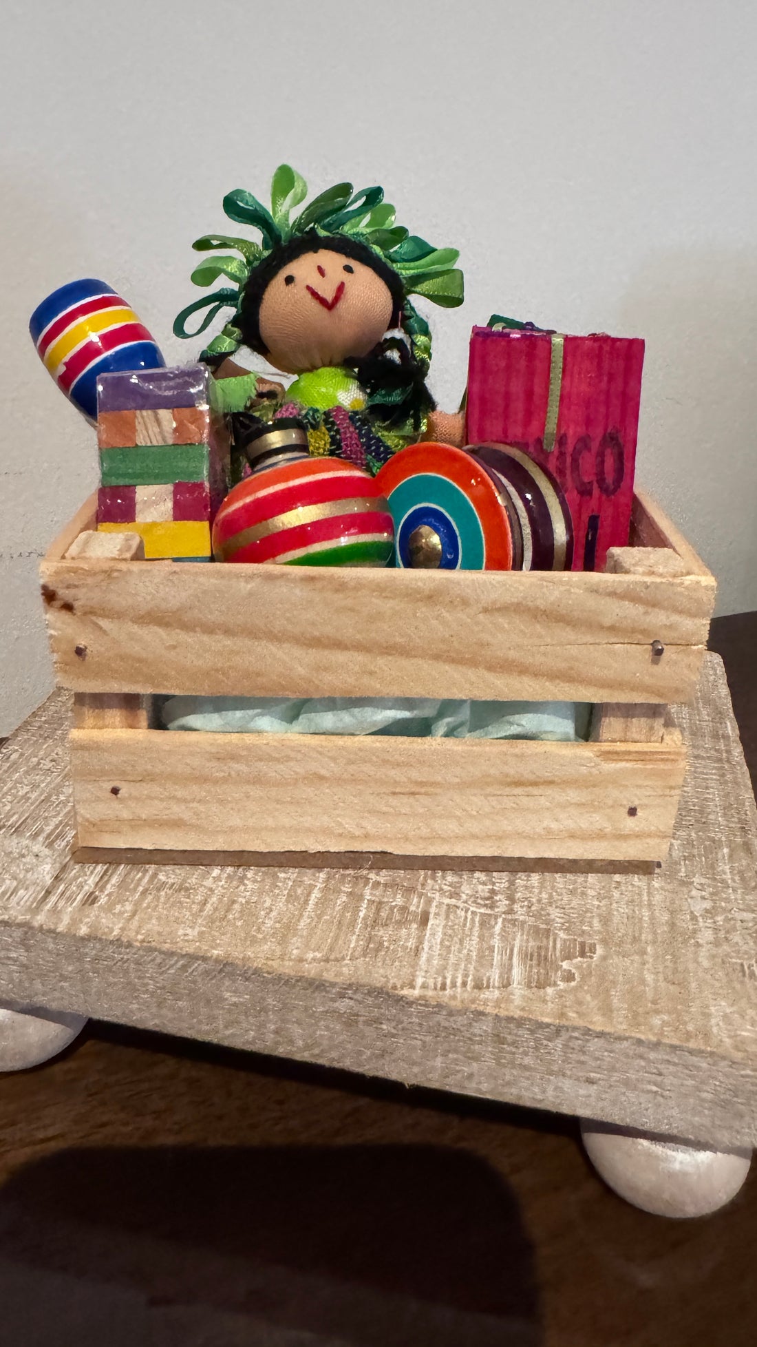 Kit Juegos Mini Tradicionales Huacal Mini MLele