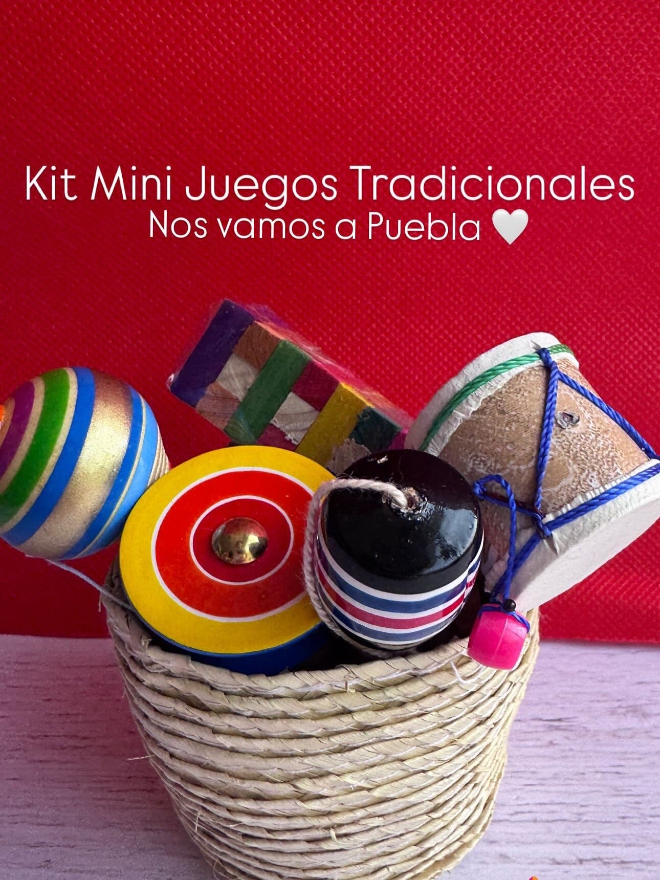 Kit Juegos Mini Tradicionales Canasta Mini