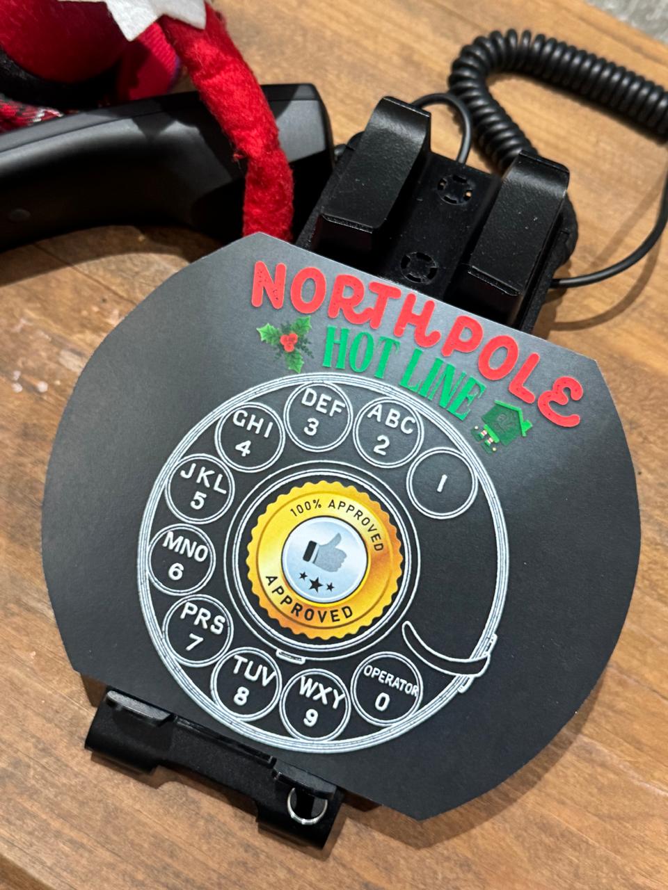 The Elf Hut Travesura North Pole Hot Line Vintage Tech