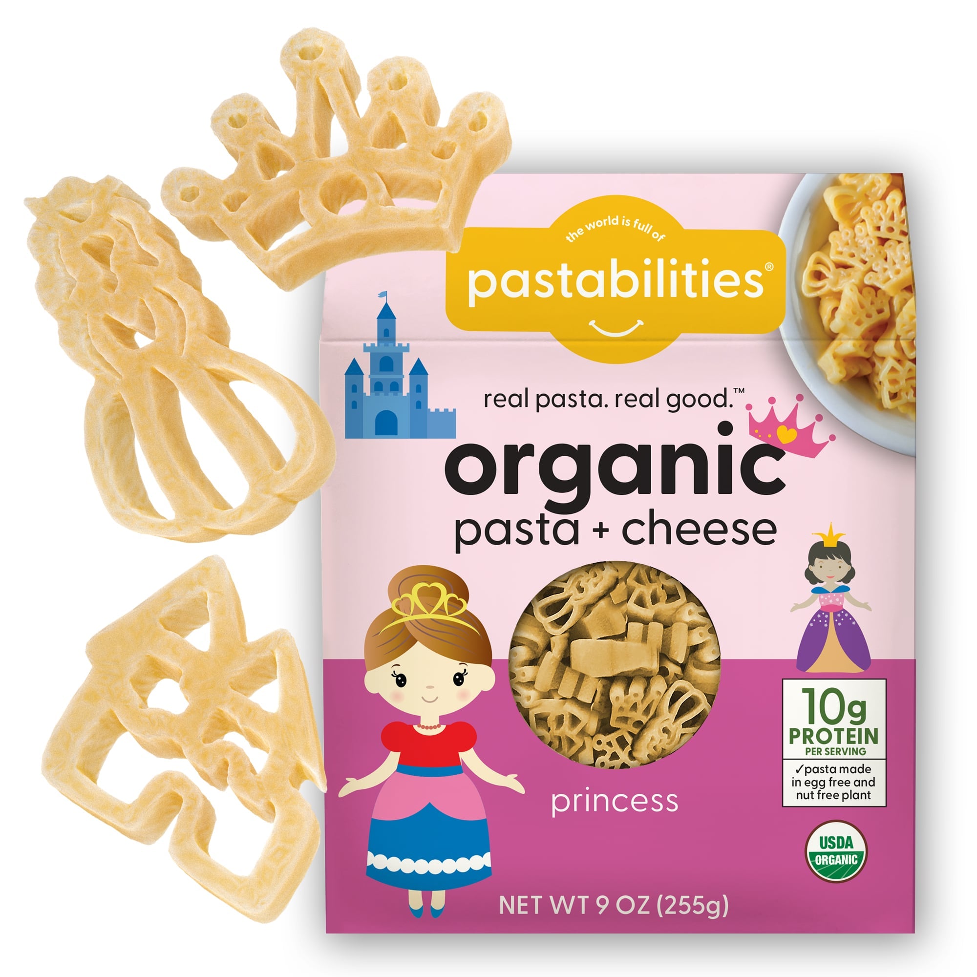Pasta Pastabilities Organic pasta + cheese 255g