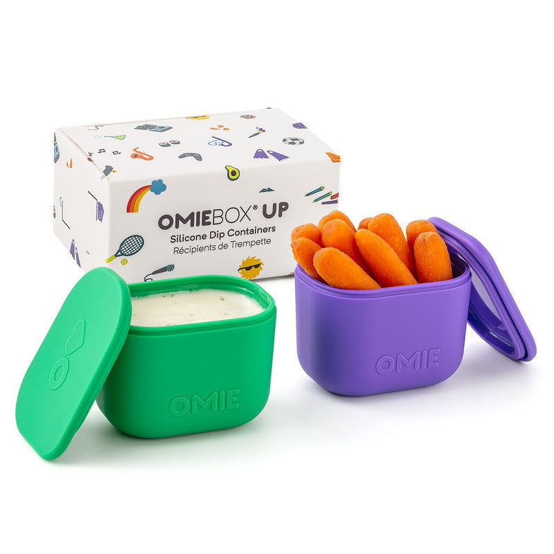 Juego de Contenedores OMIEDIP Omiebox UP Silicon con tapa