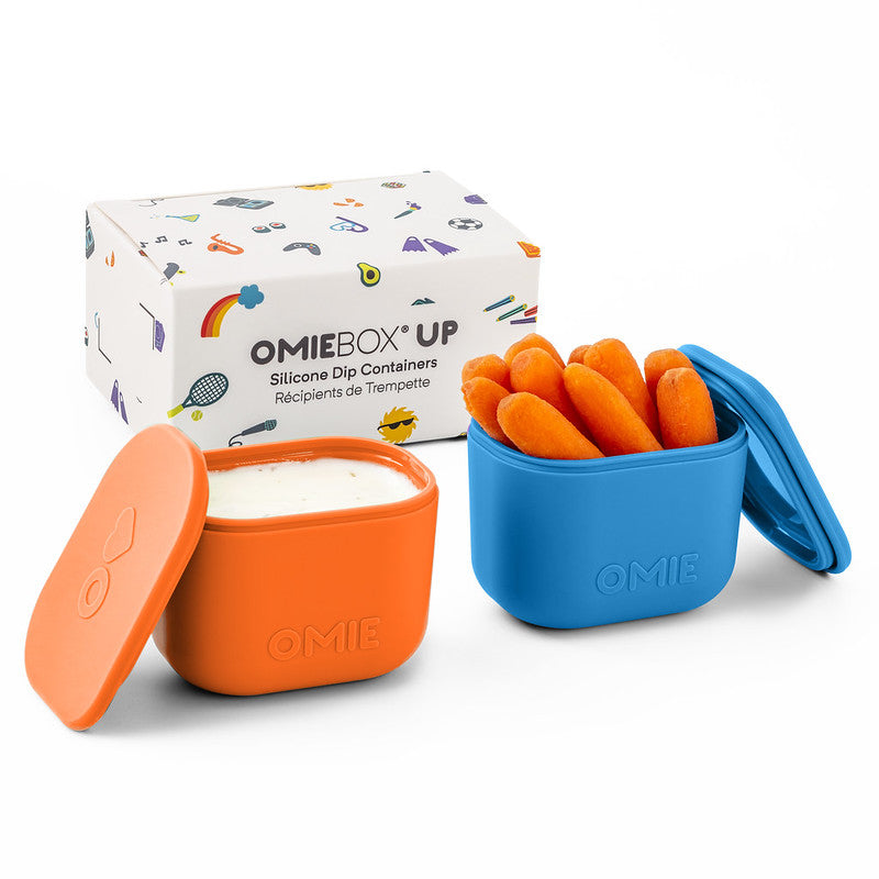 Juego de Contenedores OMIEDIP Omiebox UP Silicon con tapa