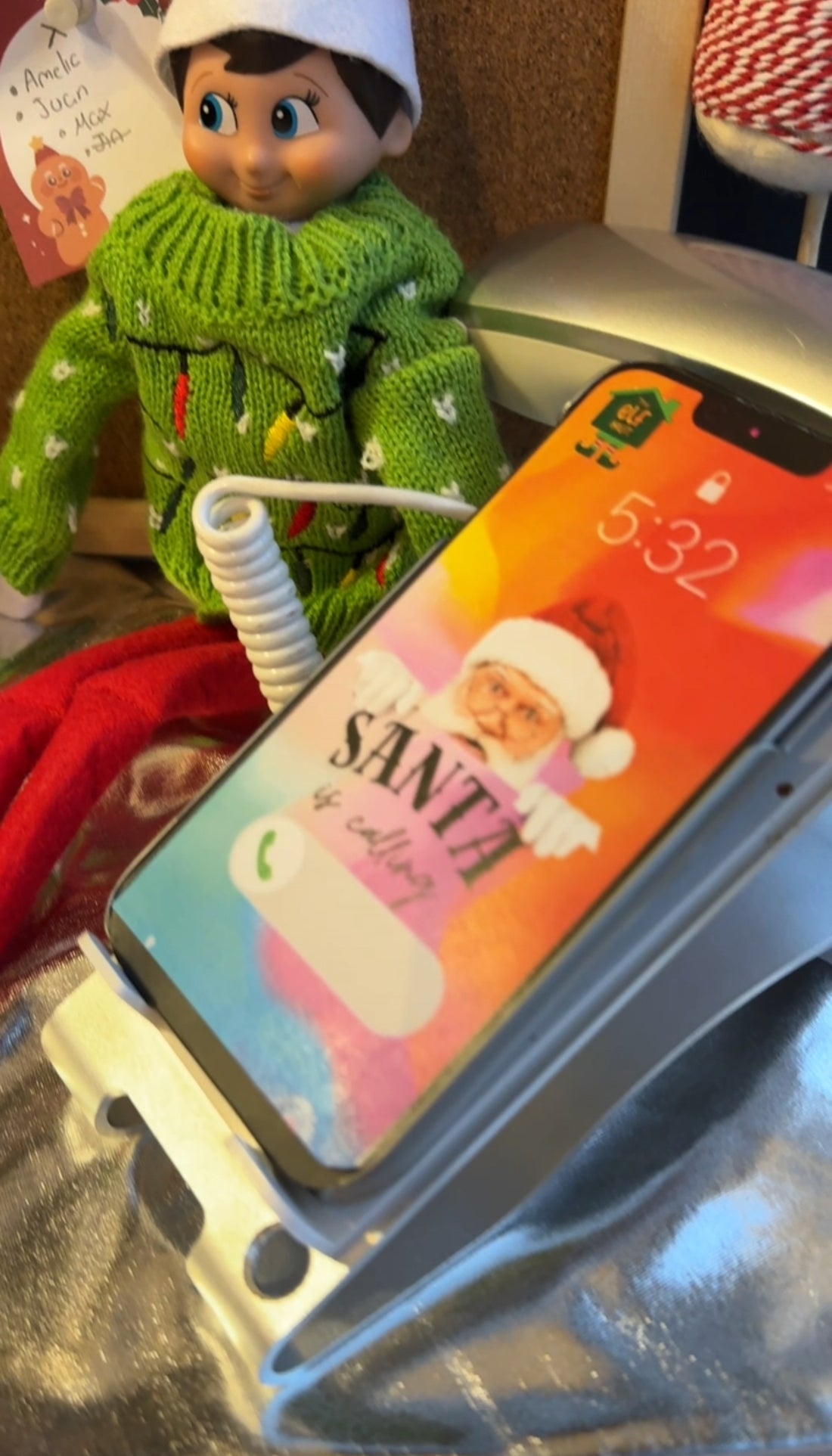 The Elf Hut Santa is Calling