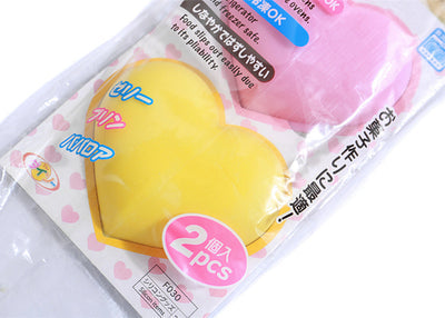 Capacillos Corazón Silicon dos piezas