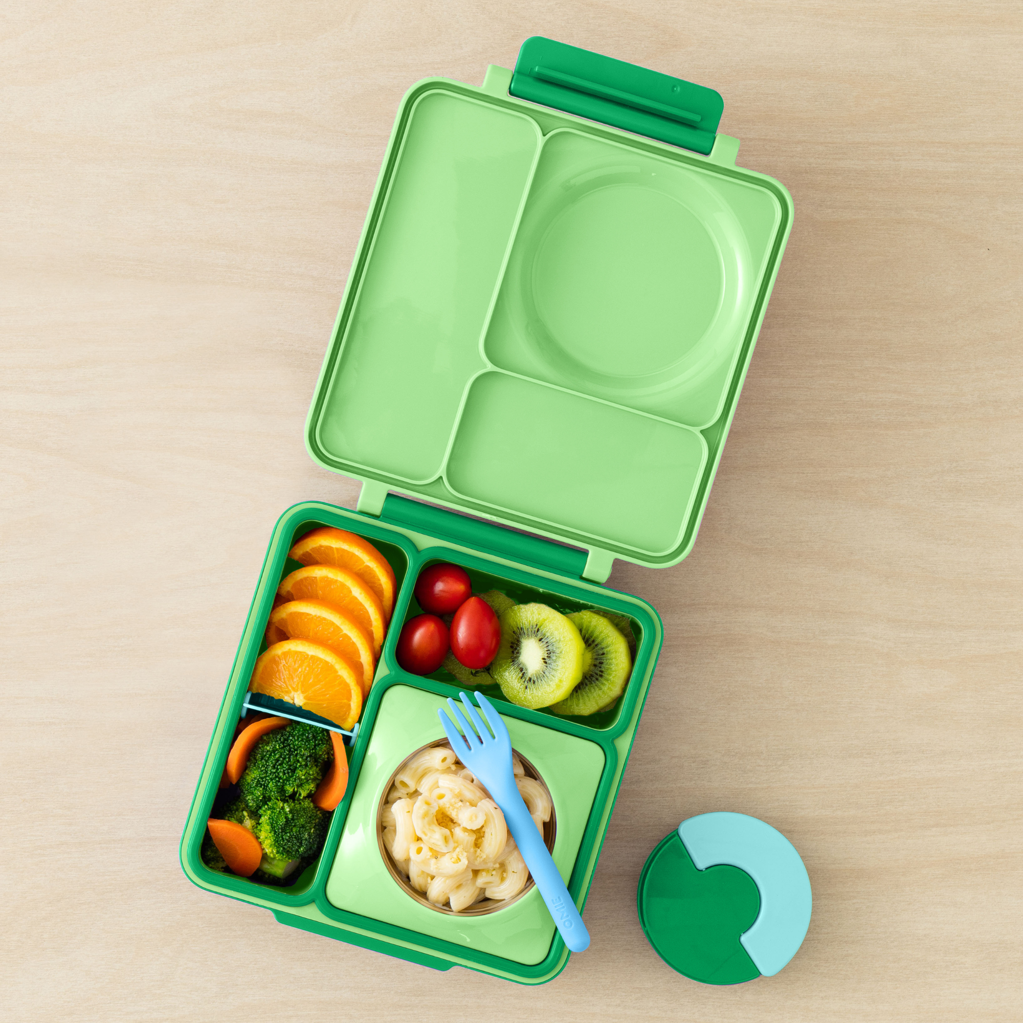 PREVENTA Lonchera Térmica Omiebox Bento Box con Aislamiento Térmico Verde Manzana