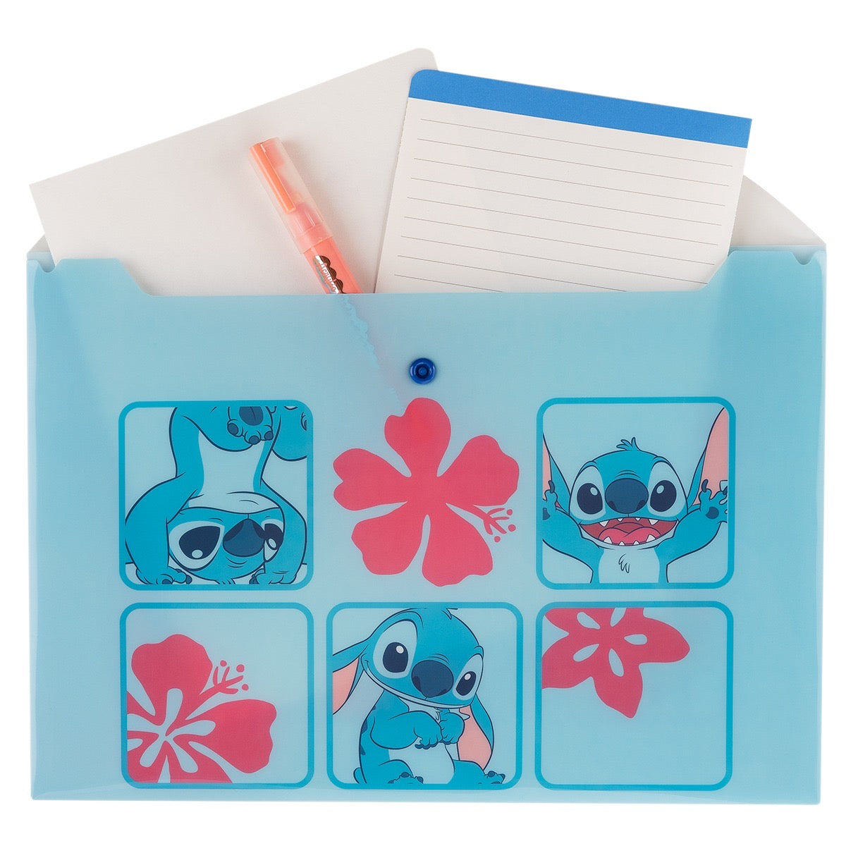 PRETTY NOTES SOBRE A4 CON BOTON STITCH