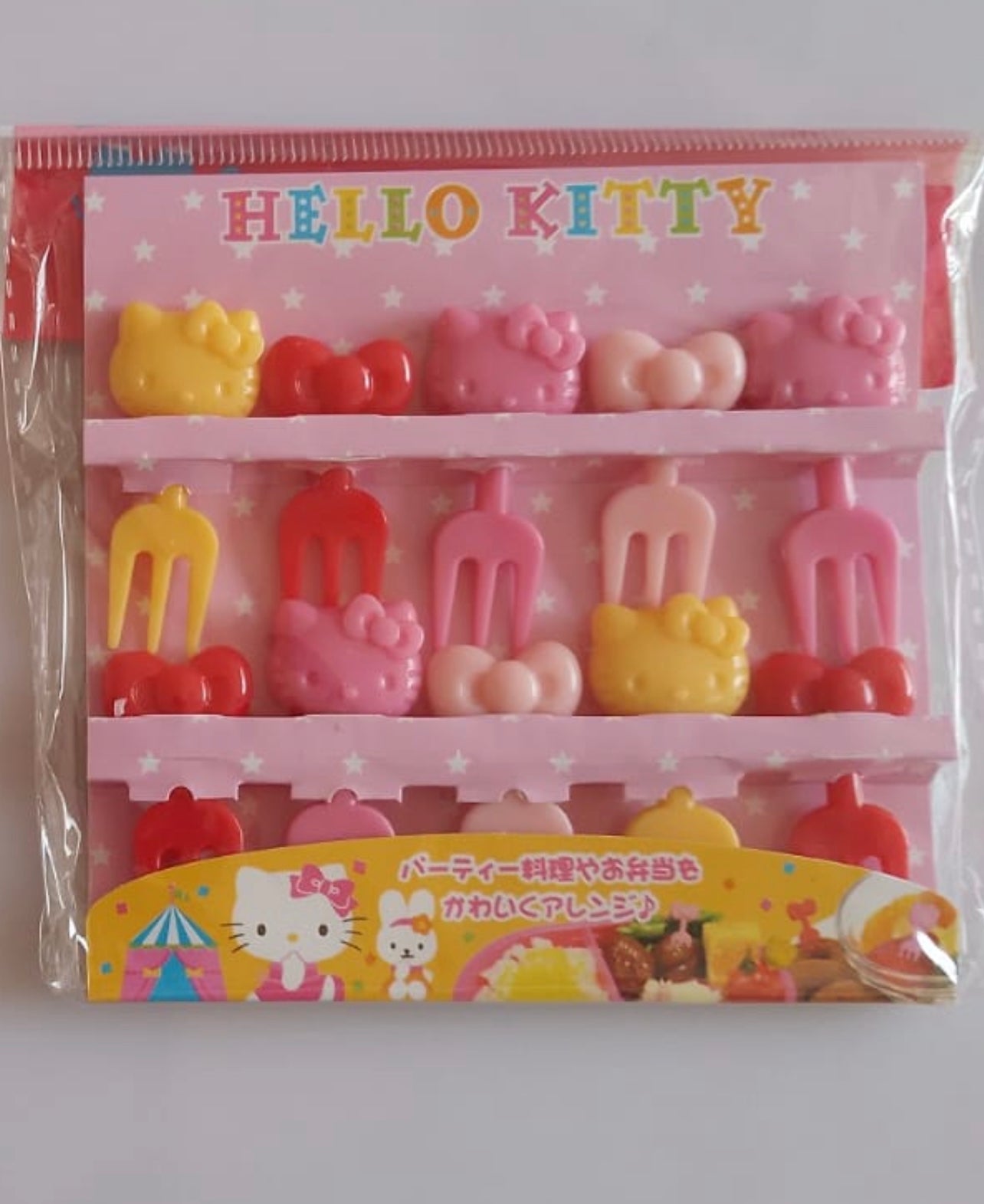 SET CUBIERTOS ESTUCHE CON PALITOS HELLO KITTY