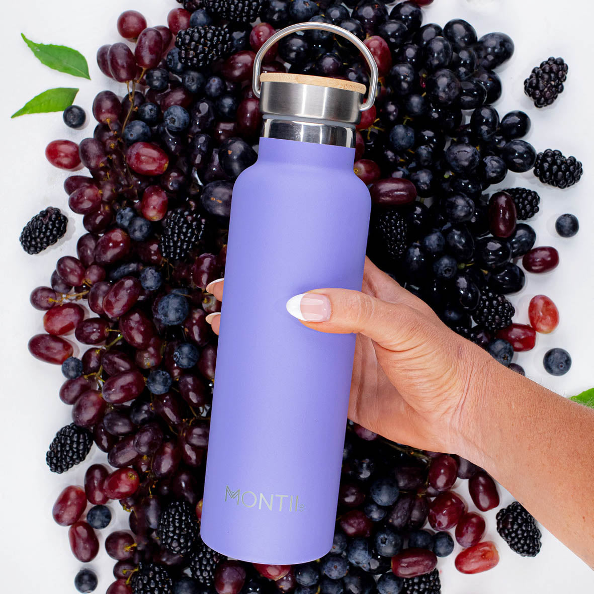MONTII 600 ml Acero inoxidable Morado