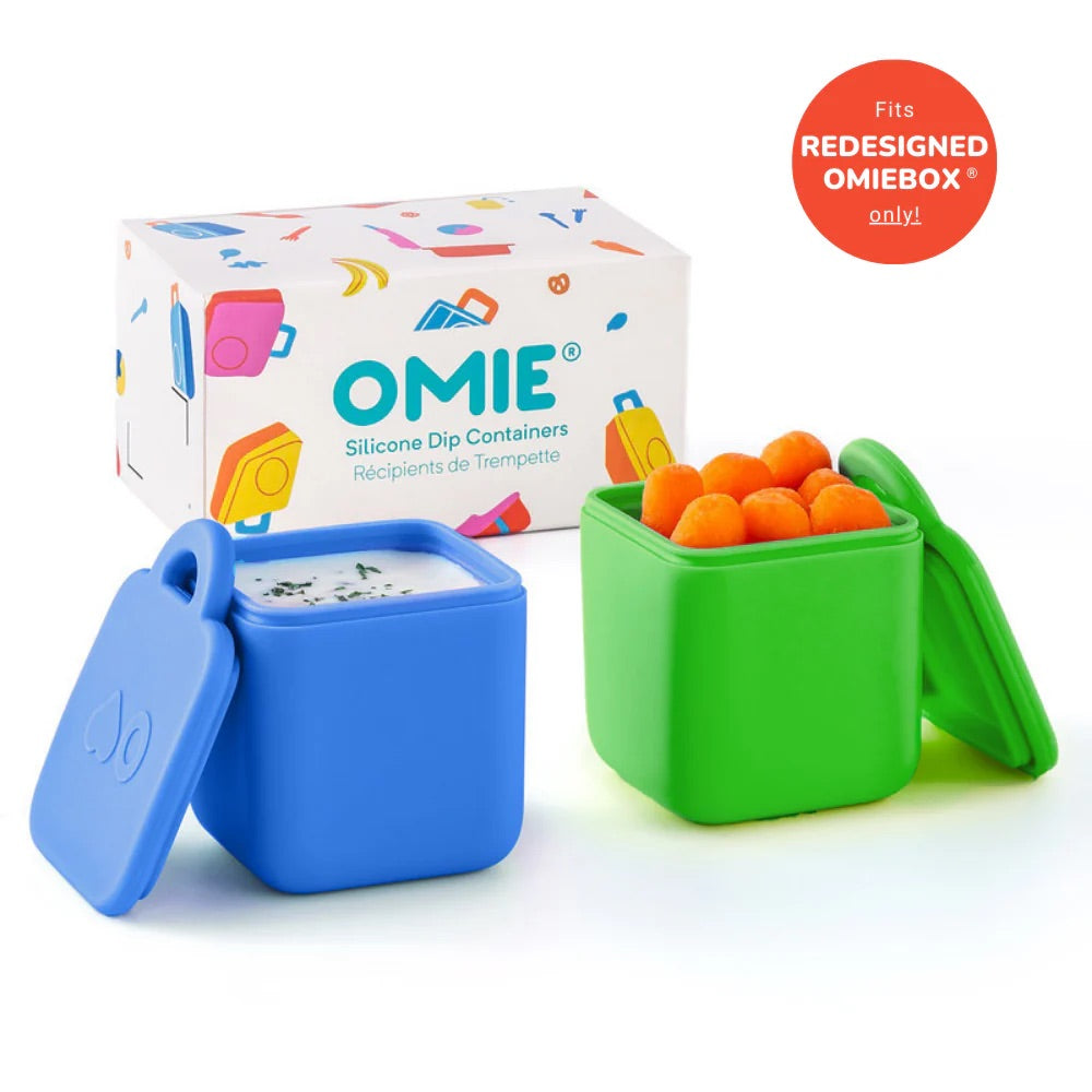 Juego de Contenedores OMIEDIP Omiebox Silicon con tapa NUEVO