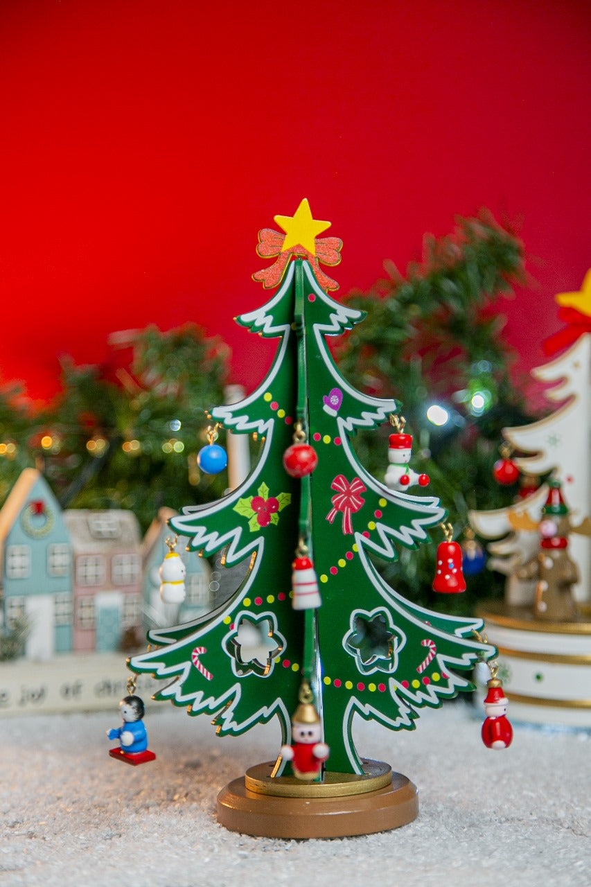 The Elf Hut Árbol Navidad Verde