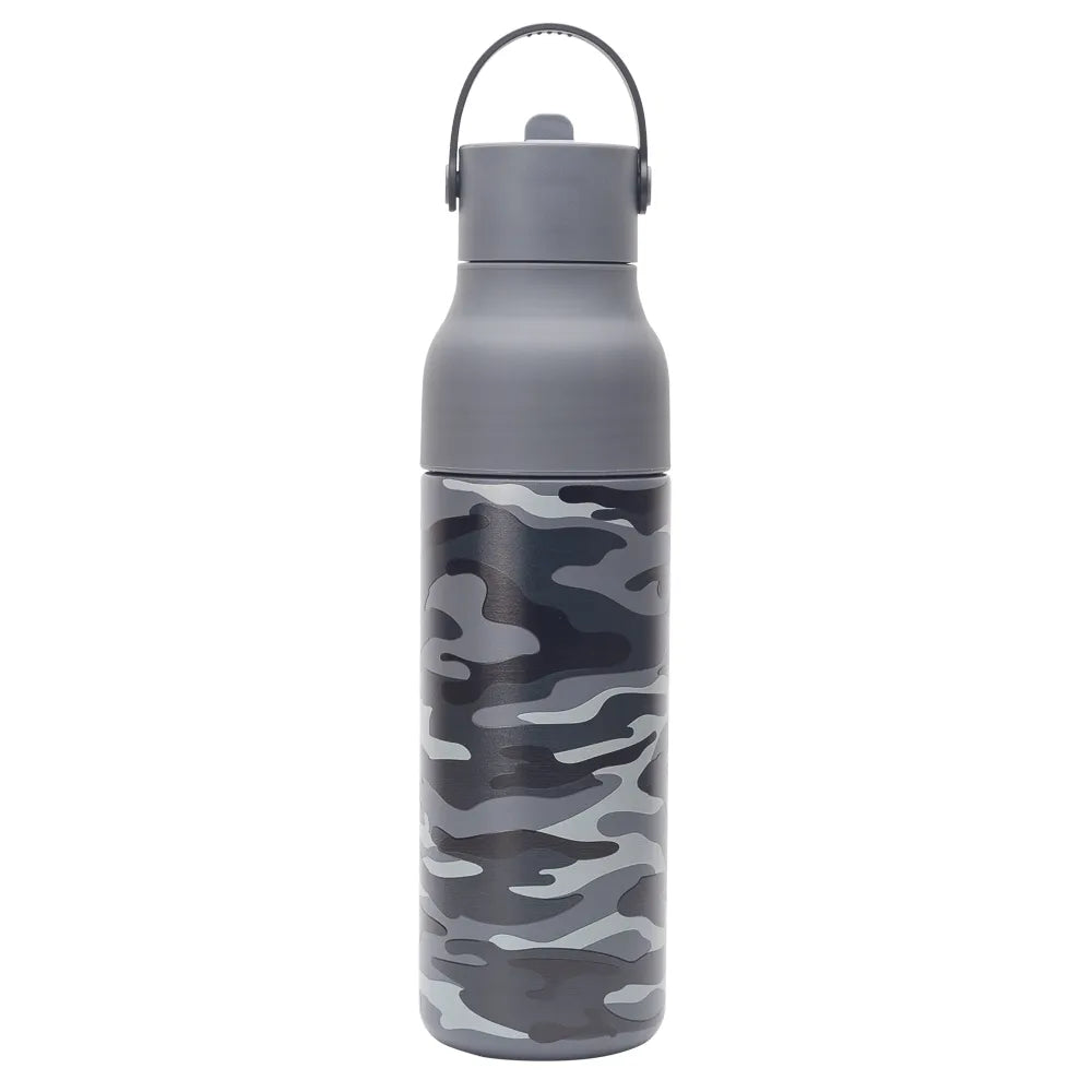 Botella Lund London 500 ml Gris Camuflaje