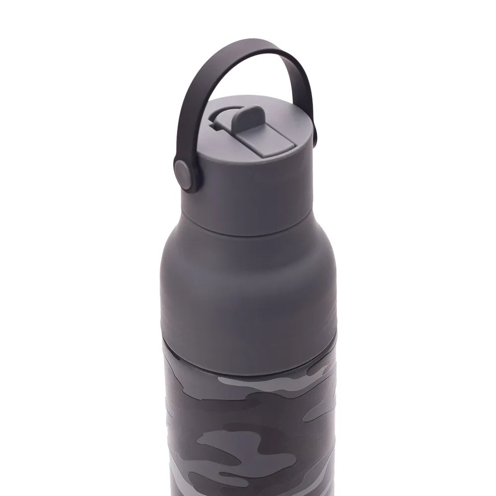 Botella Lund London 500 ml Gris Camuflaje
