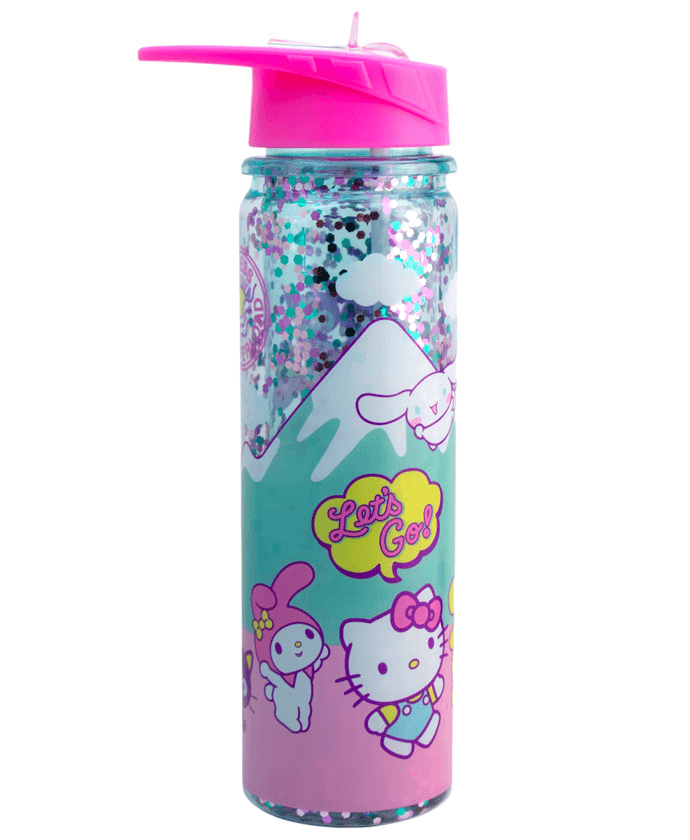 HELLO KITTY Y FRIENDS BOTELLA DOBLE PARED CON DIAMANTINA