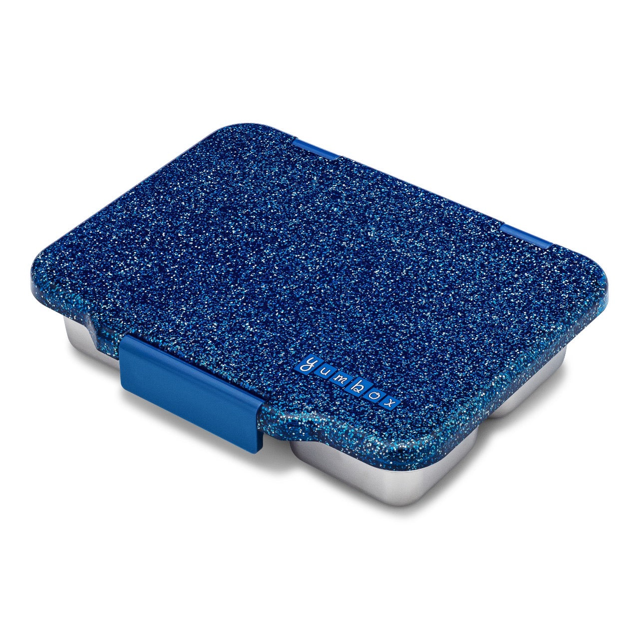 Lonchera Yumbox Pret Acero Inoxidable Azul GLITTER