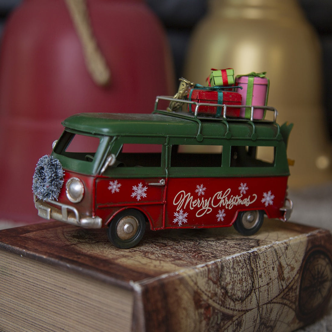 The Elf Hut Combi Verde y Roja Regalos