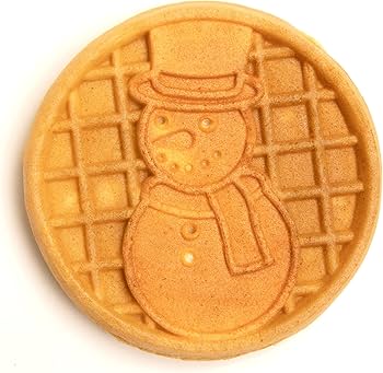 Wafflera Nostalgia My Mini Muñeco de Nieve Navidad