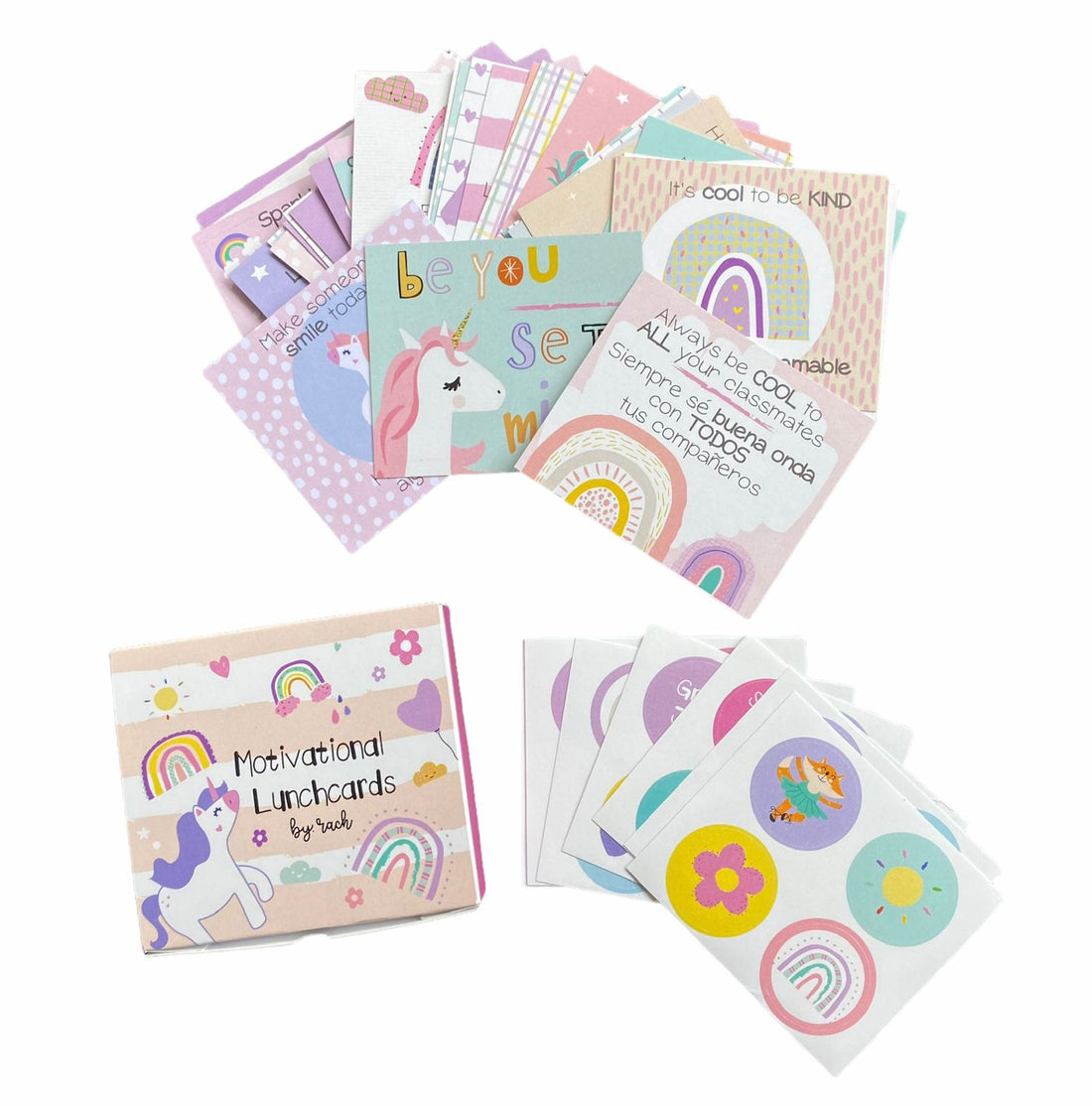 Tarjetas Motivacionales Kids Unicornios
