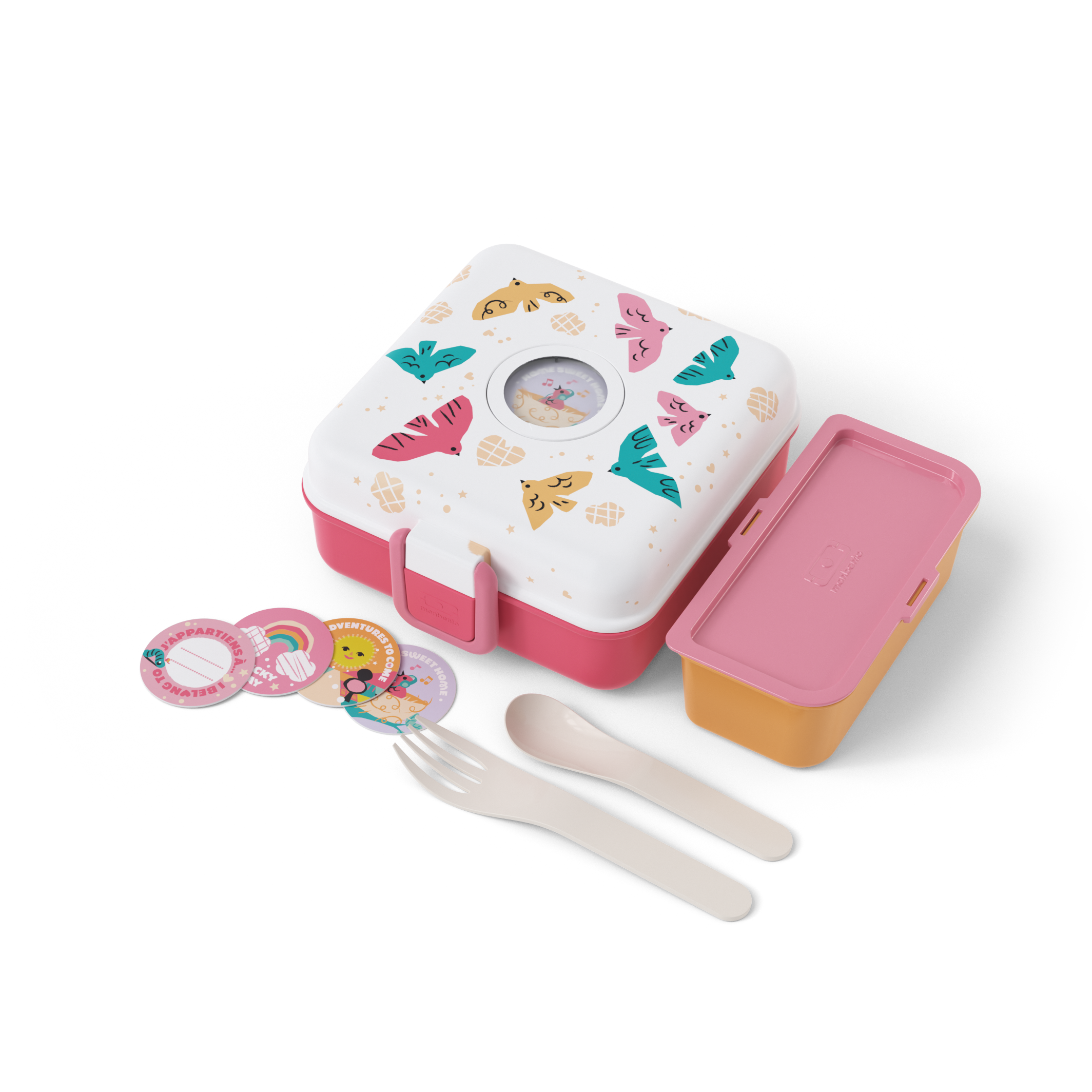 Lonchera MONBENTO Snacky Aves