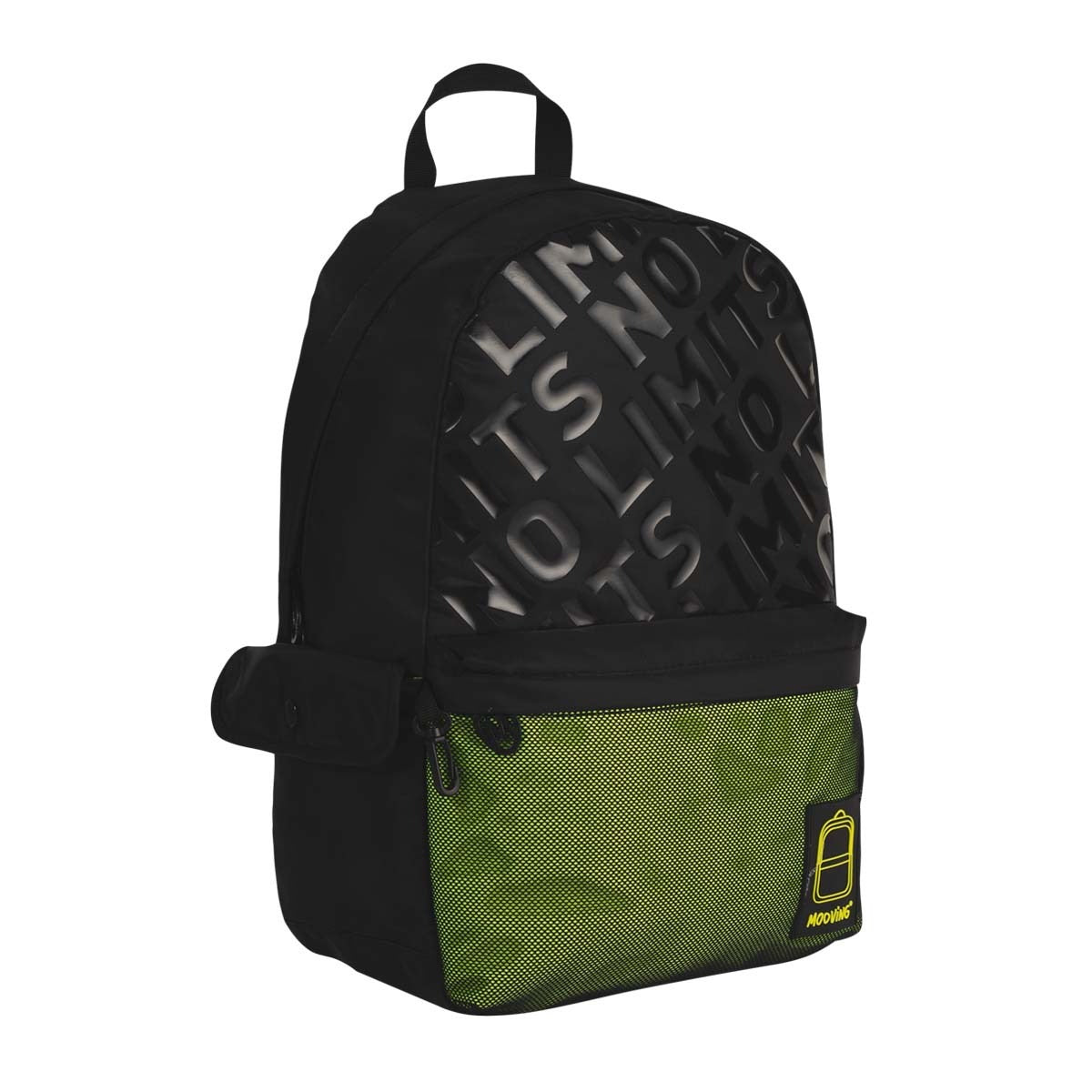 PRETTY NOTES BACKPACK LIMITS NEGRO VERDE