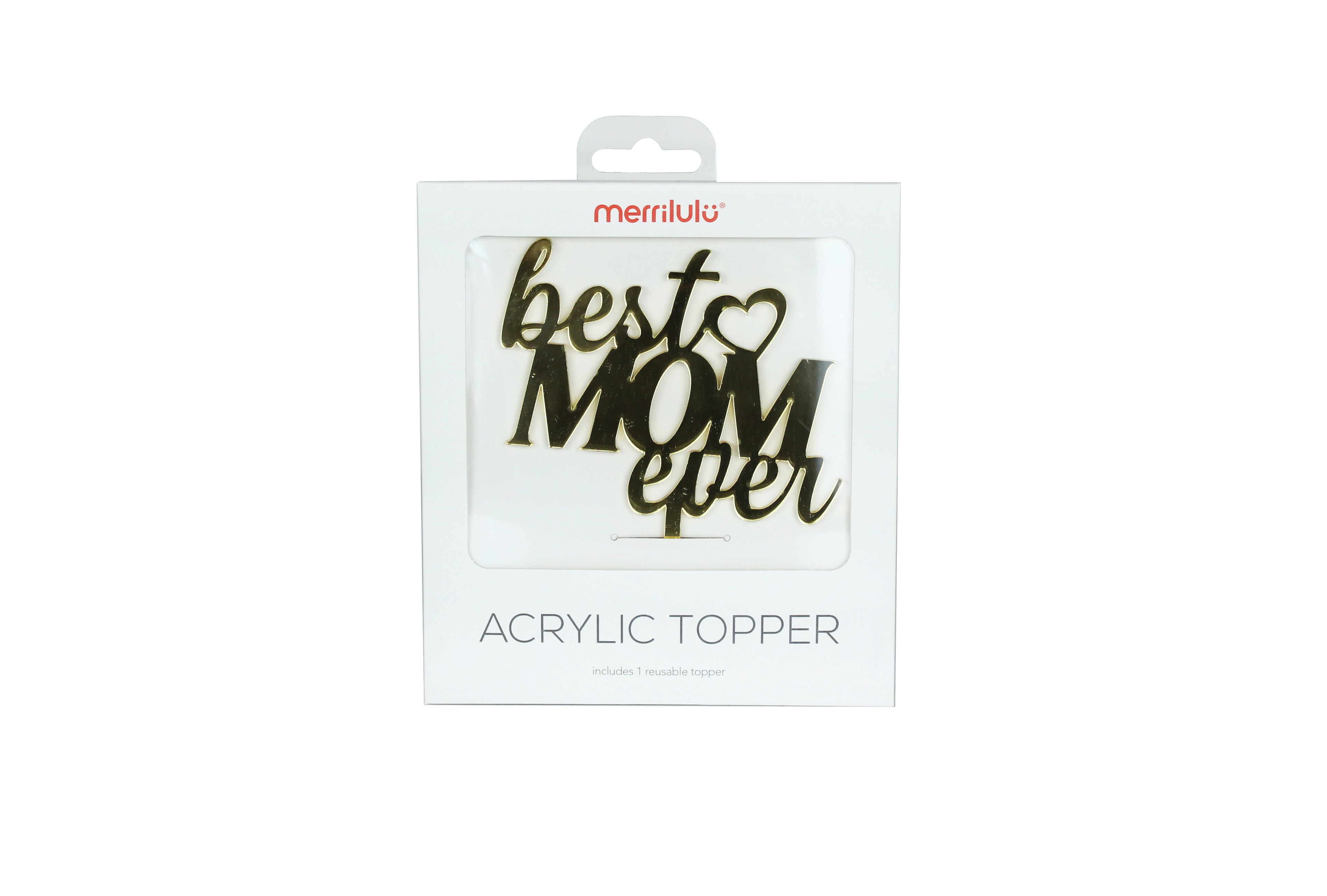 Cake Topper Acrílico Best Mom Ever