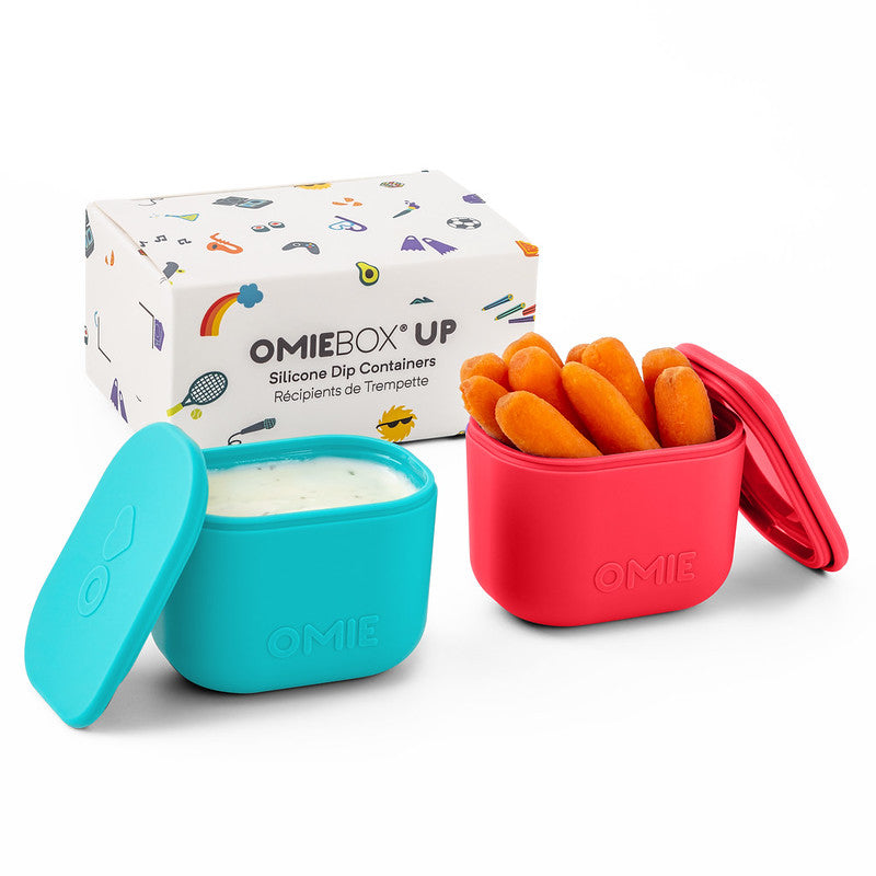 Juego de Contenedores OMIEDIP Omiebox UP Silicon con tapa