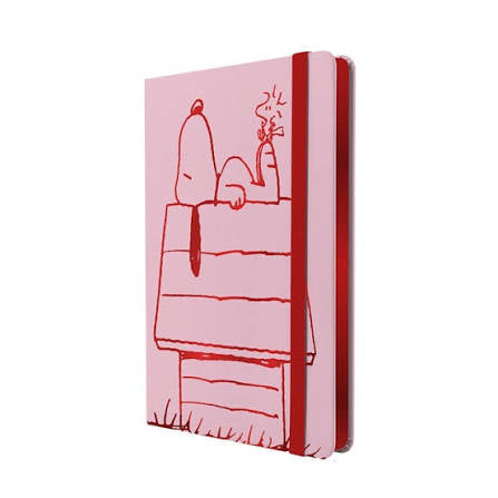 PRETTY NOTES SNOOPY Mooving Notes A5 Tapa Dura Rayado