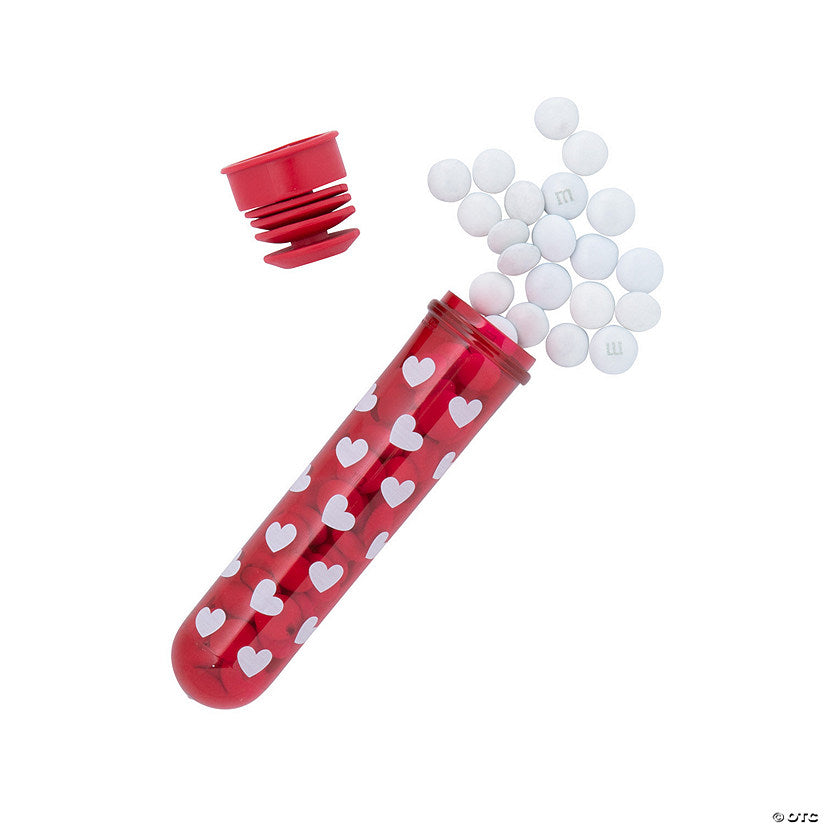 Mini Contenedor Tubo Corazones 1 pieza