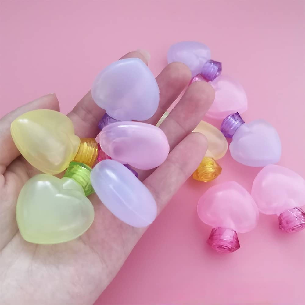 Mini Botellitas Corazones 4 piezas