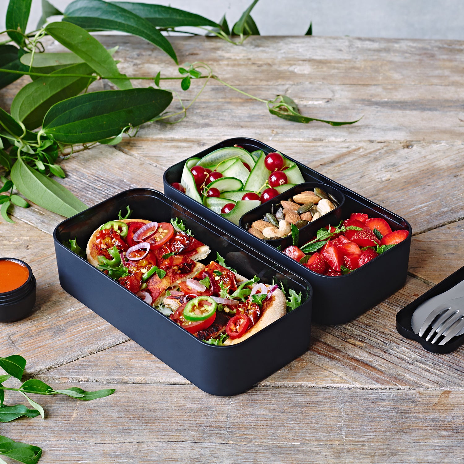 Lonchera MONBENTO Original Negra