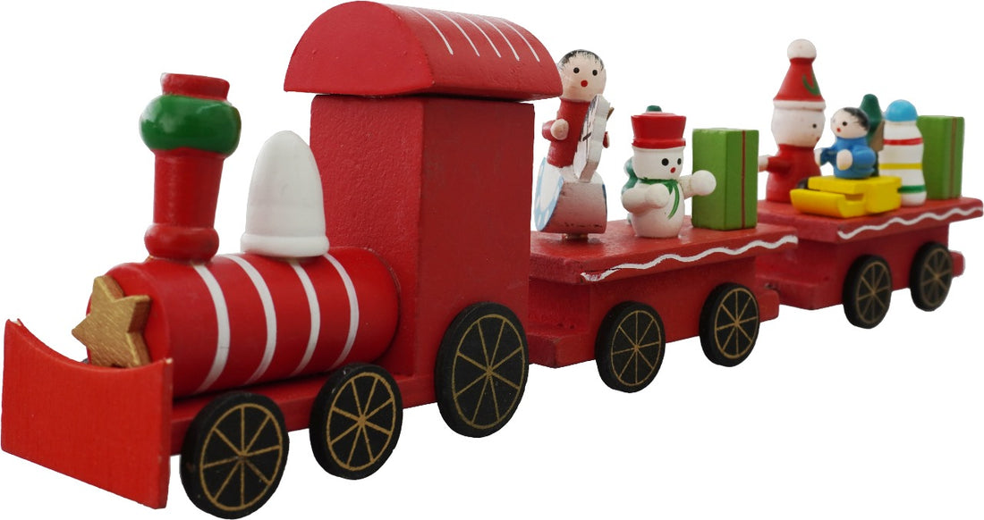 The Elf Hut Tren Rojo Santa Juguetes