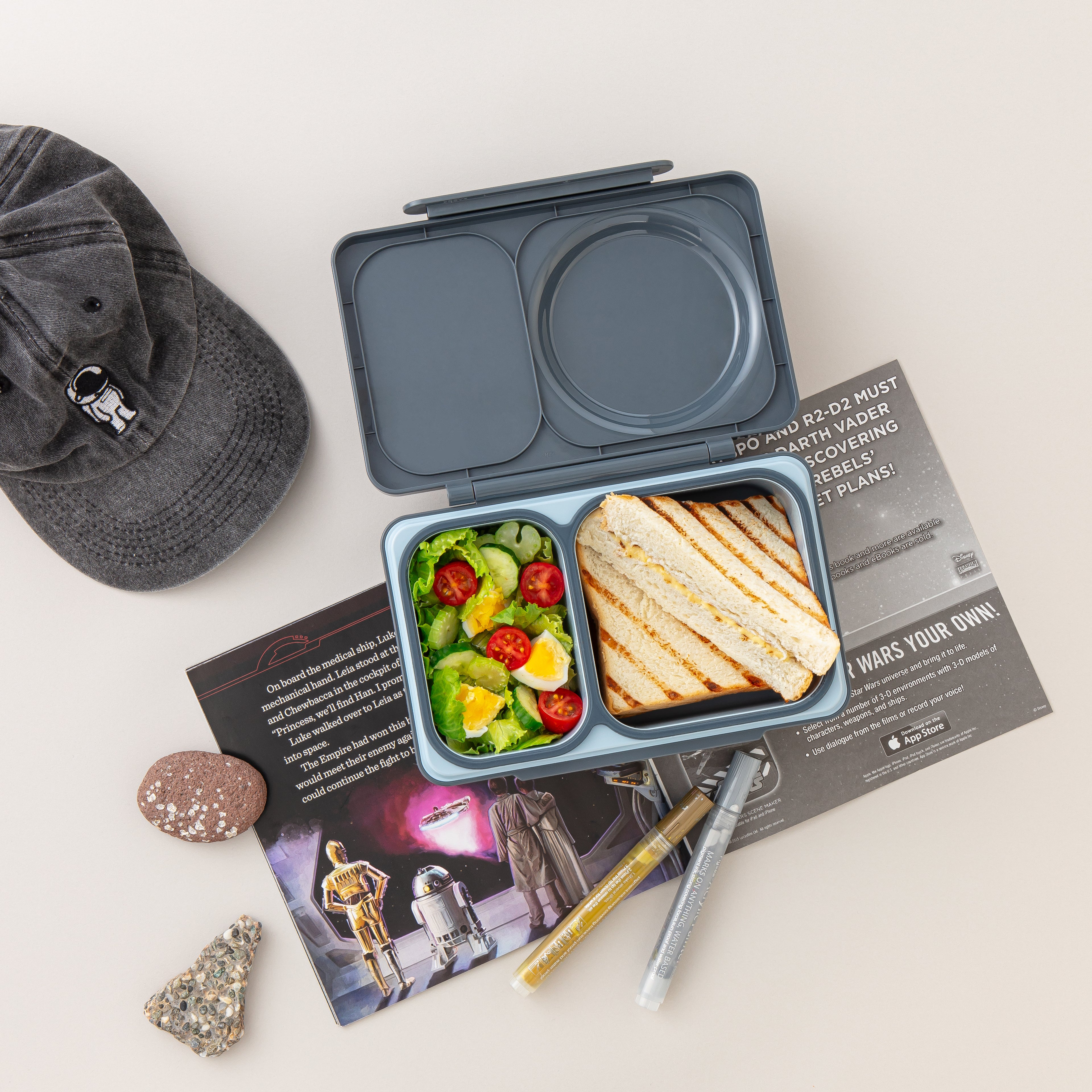 PREVENTA Lonchera Omiebox Up con Aislamiento Térmico Gris