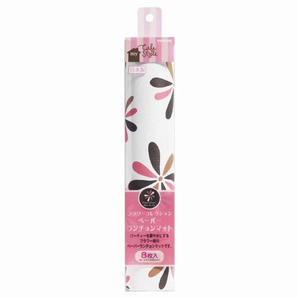 Mantel Individual Desechable Flores