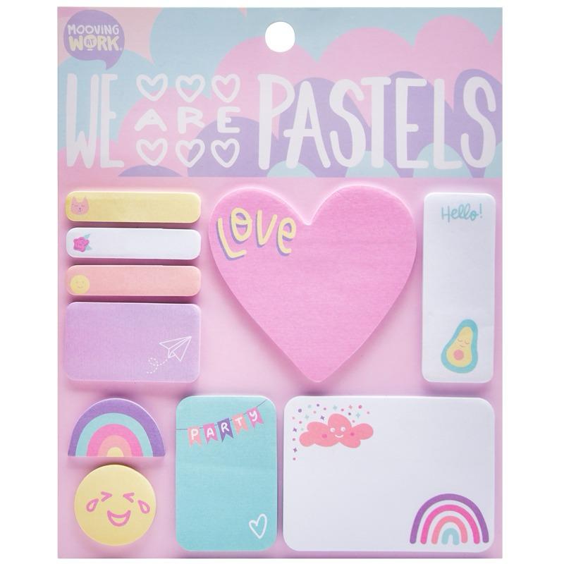 PRETTY NOTES MAW Pastel - Set de notas adhesivas