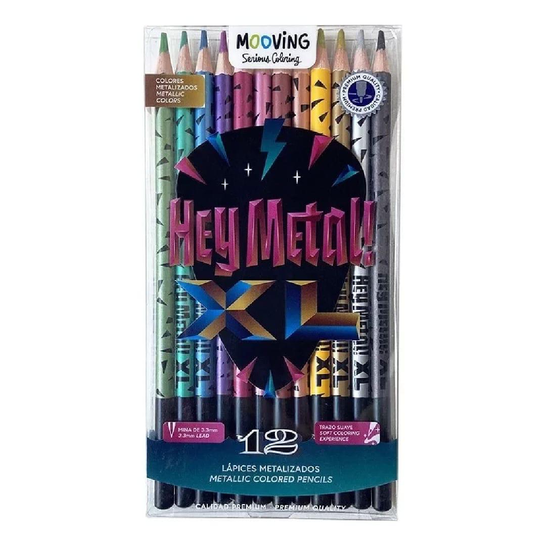 PRETTY NOTES LColoring - Lapices Metalizados x 12