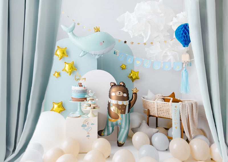 Cupcake Topper Ballena (7 piezas)