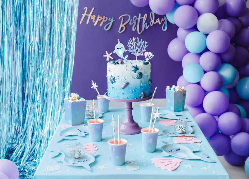 Cake Topper Narval (4 piezas)