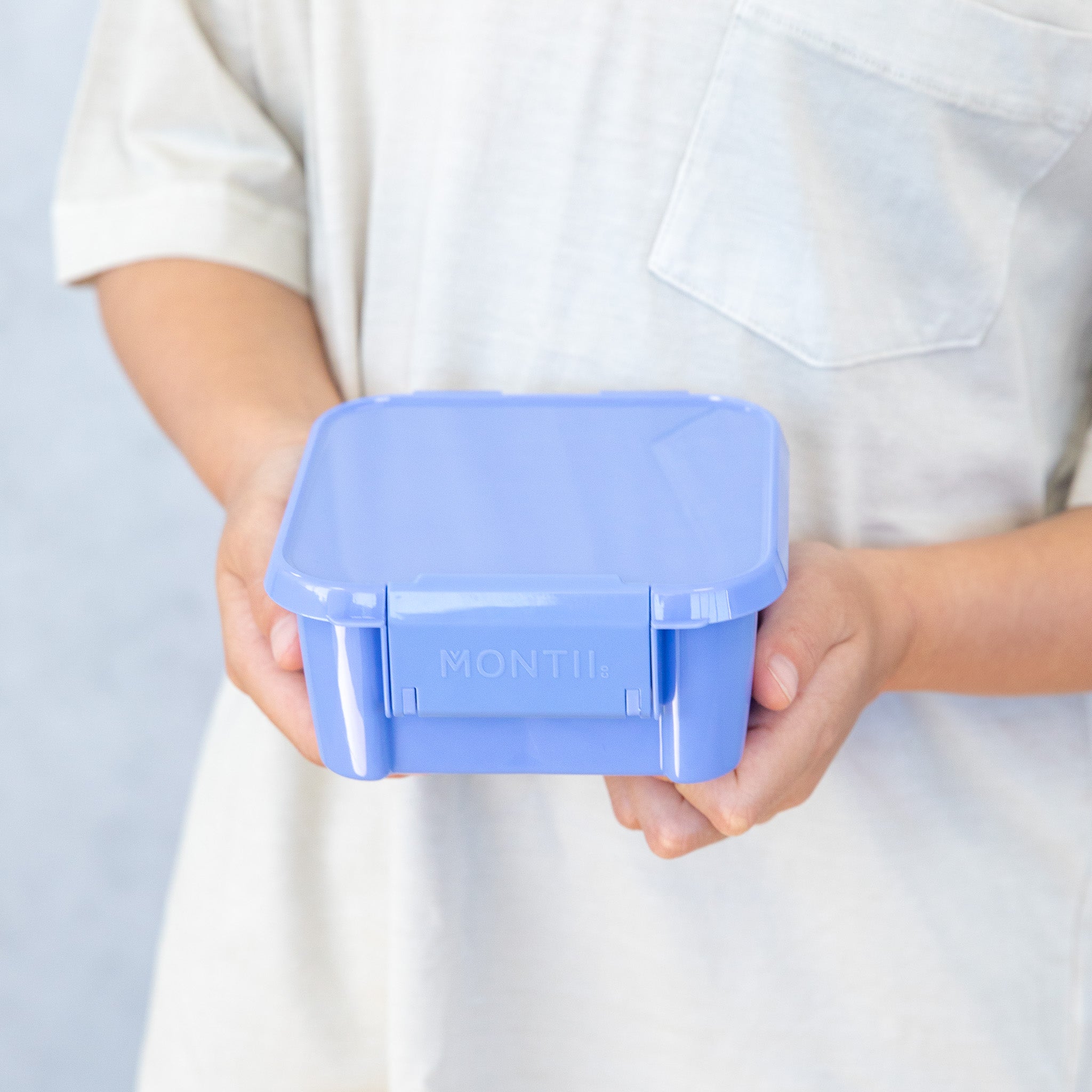 Lonchera MONTII Lunch Box Bento Two Kids Azul Splash