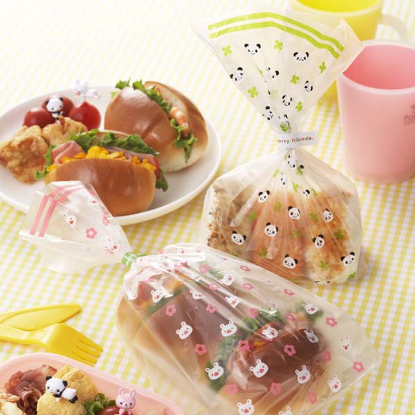 Bolsas desechables Candy Bag Panda & Rabbit incluye stickers