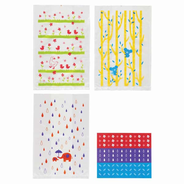 Bolsas desdechables Candy Bag Parents & Childs incluye stickers