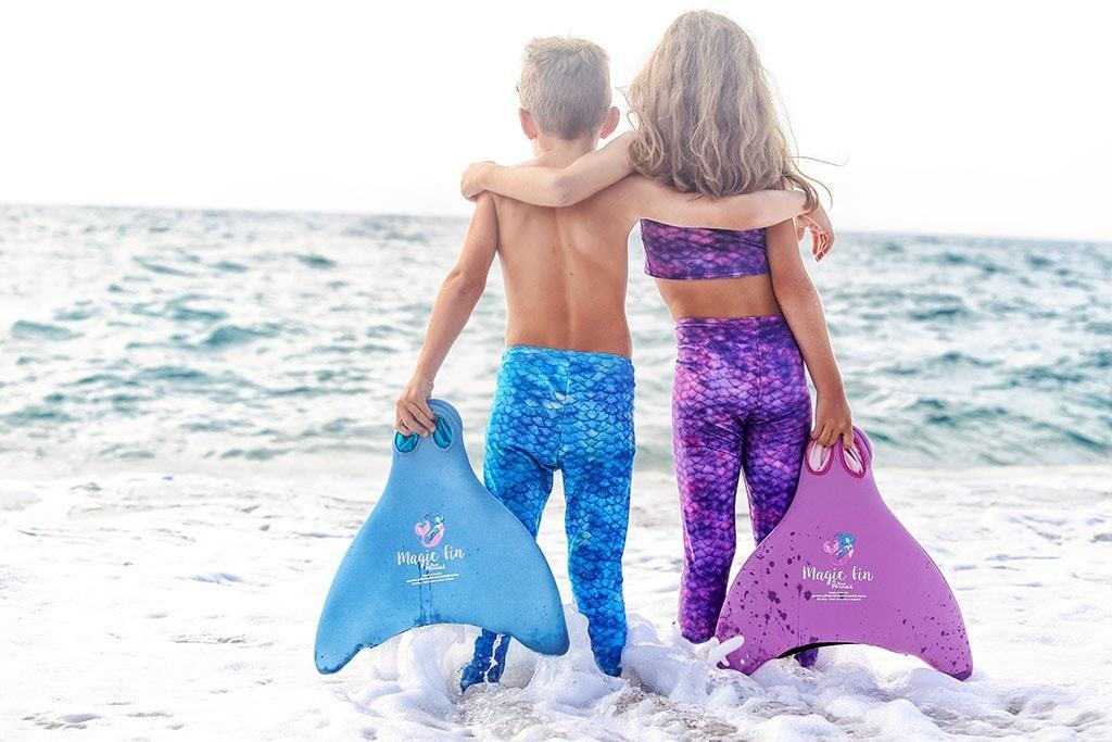 Cola de sirena Purple surf