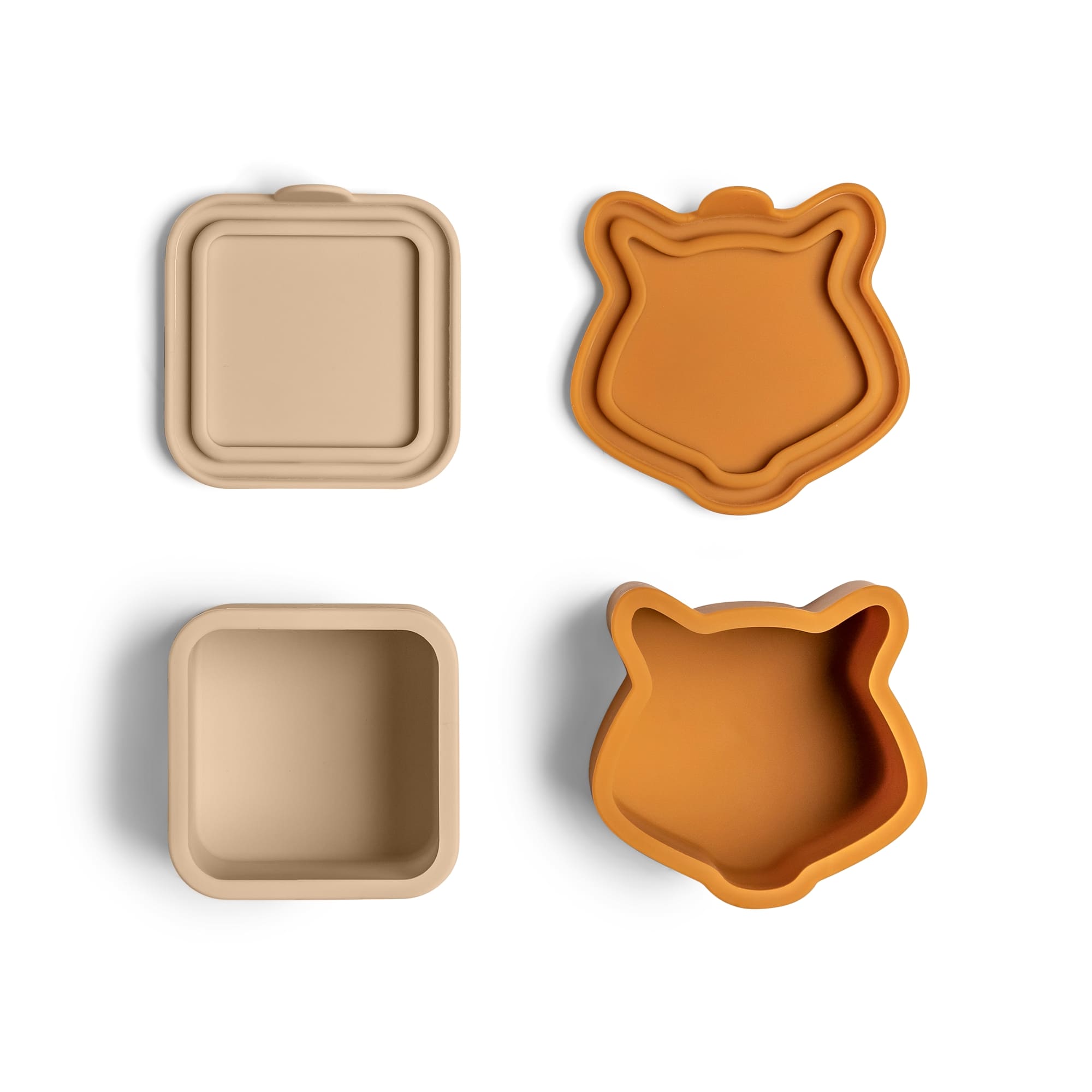 Mini Contenedores Citron Beige 4 piezas Casita Beige