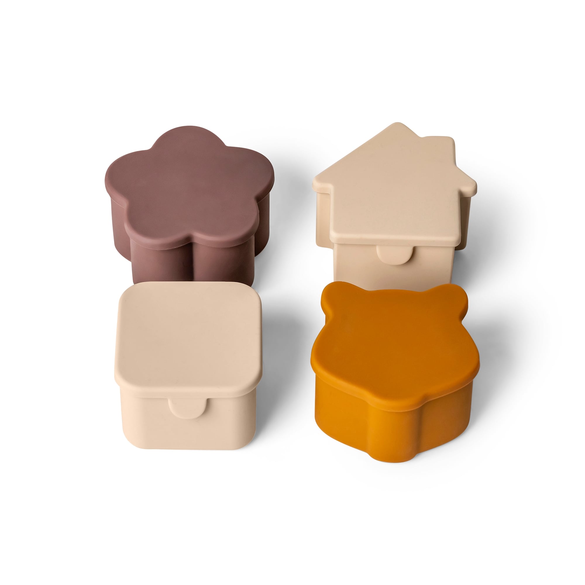 Mini Contenedores Citron Beige 4 piezas Casita Beige