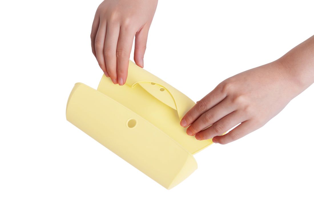 Babero HashTag Kidz Silicon Vainilla +6m