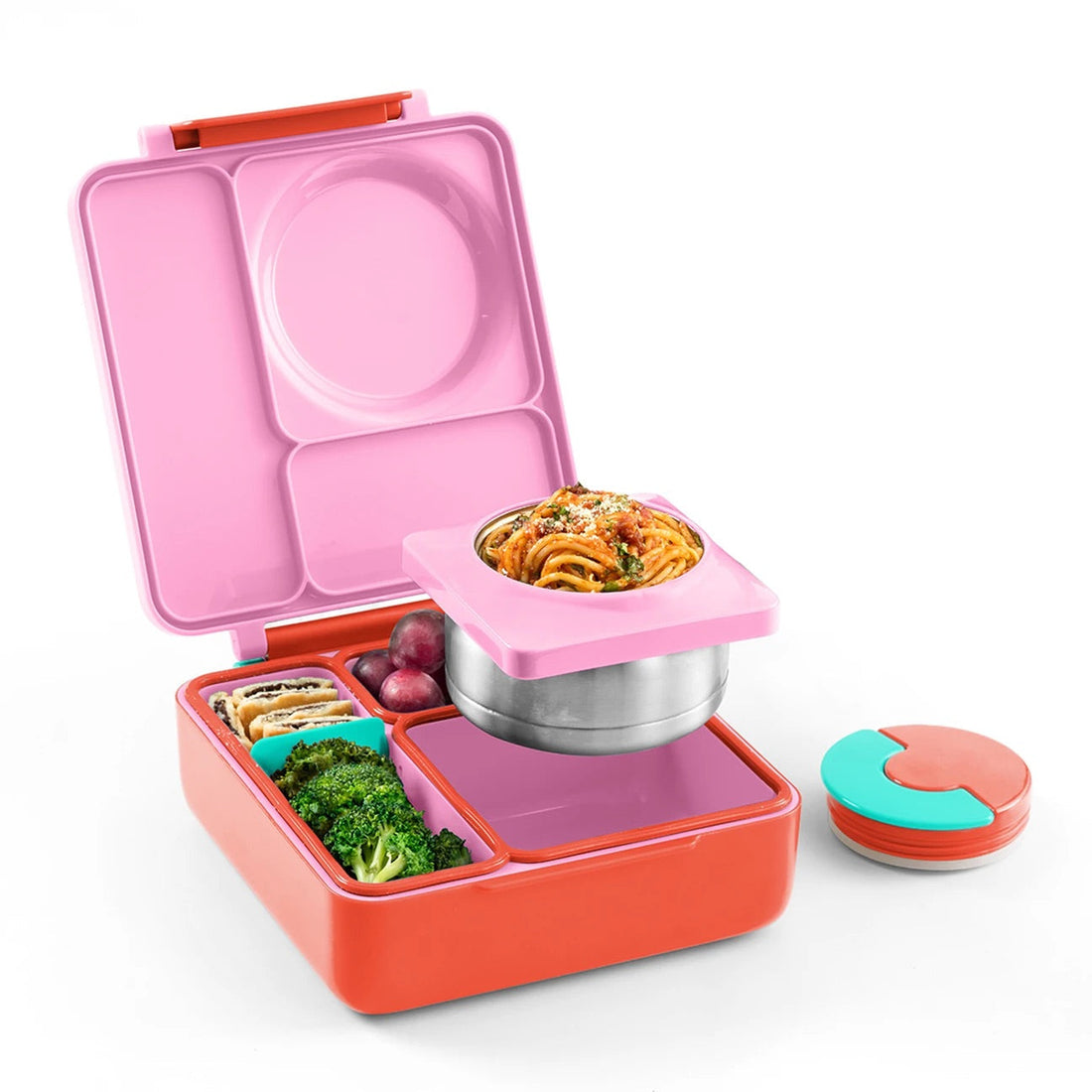 PREVENTA - Lonchera Térmica Omiebox Bento Box con Aislamiento Térmico Rosa