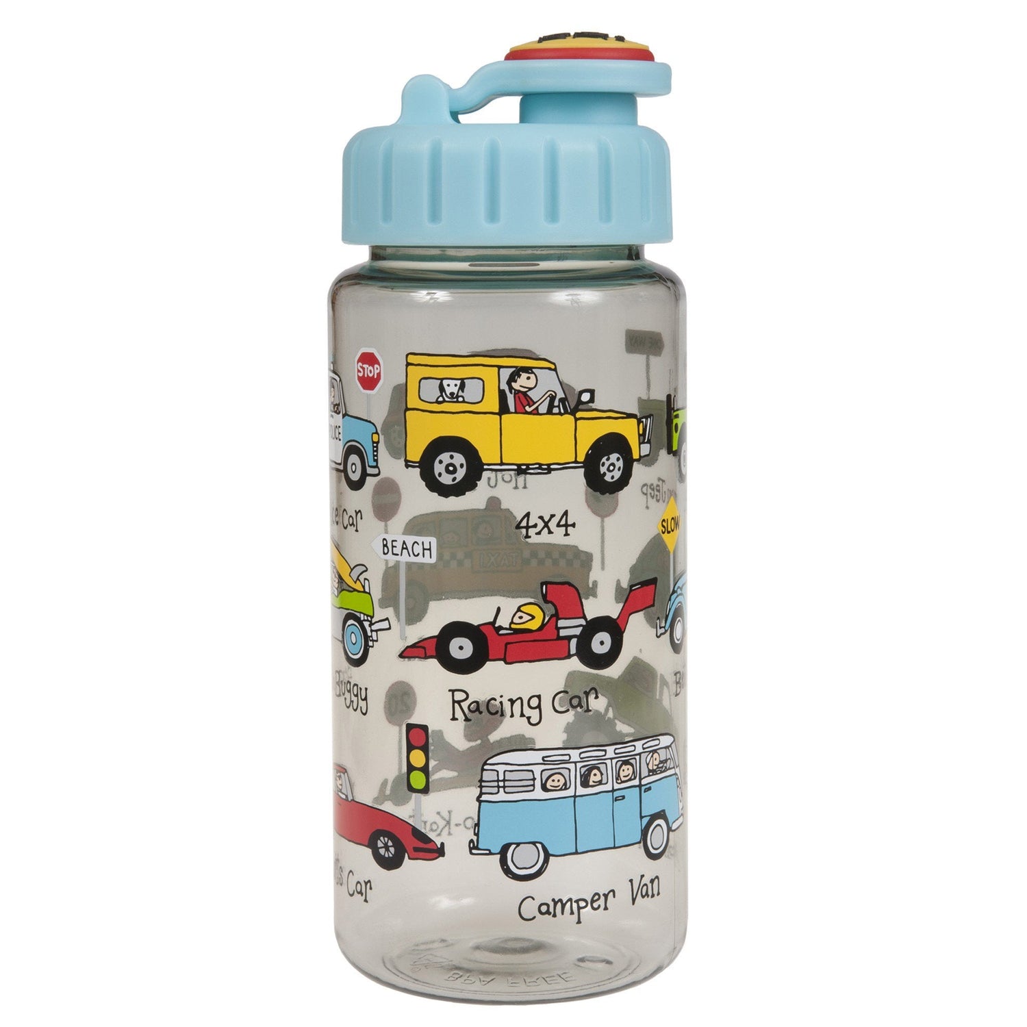 Tritan Drinking Bottle wiht removable Pop Up Straw Cars