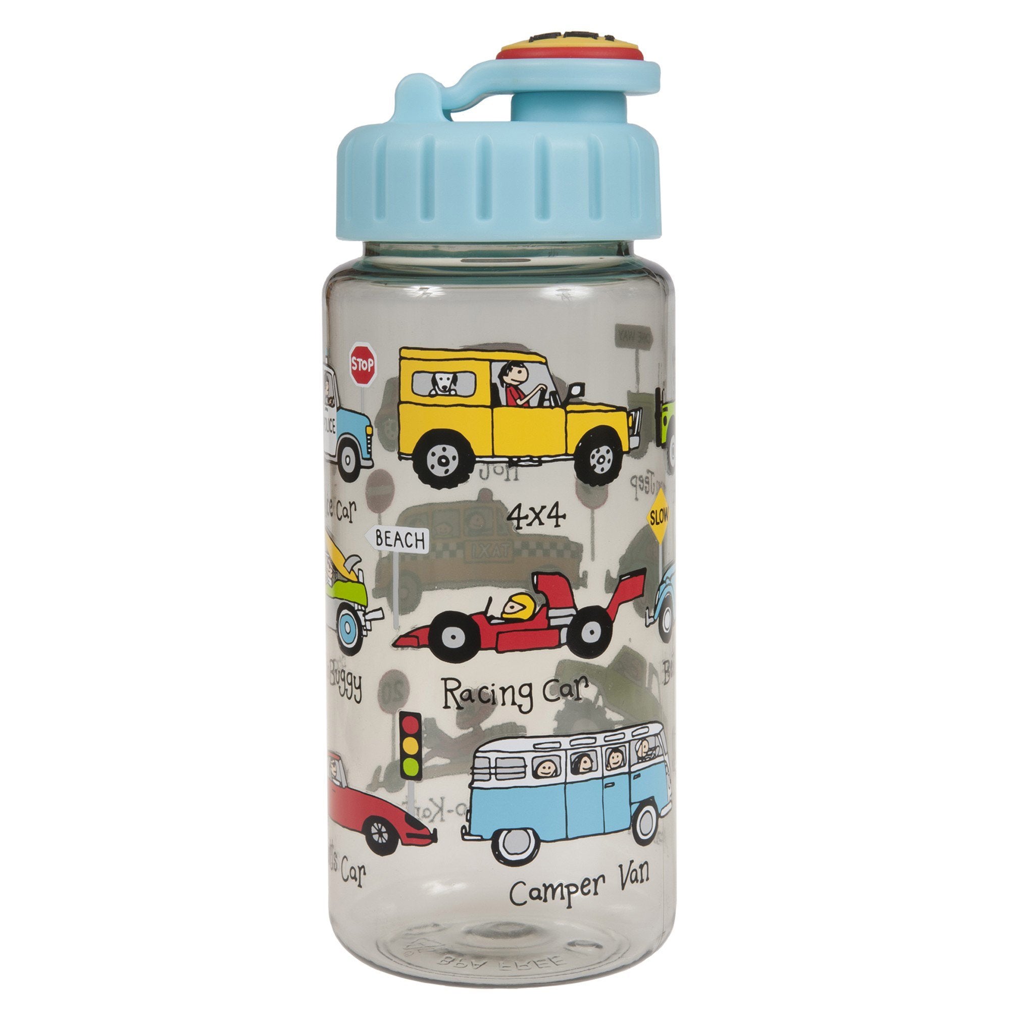 Tritan Drinking Bottle wiht removable Pop Up Straw Cars