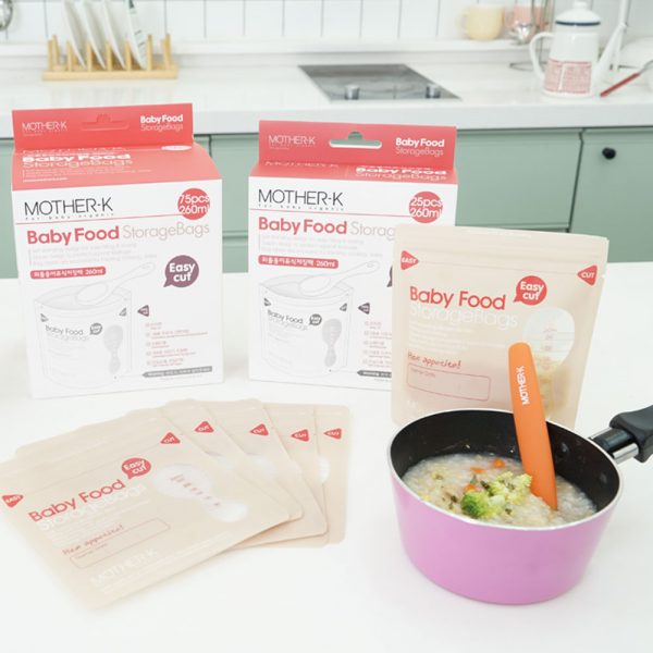 Bolsa de almacenamiento de alimento para bebe