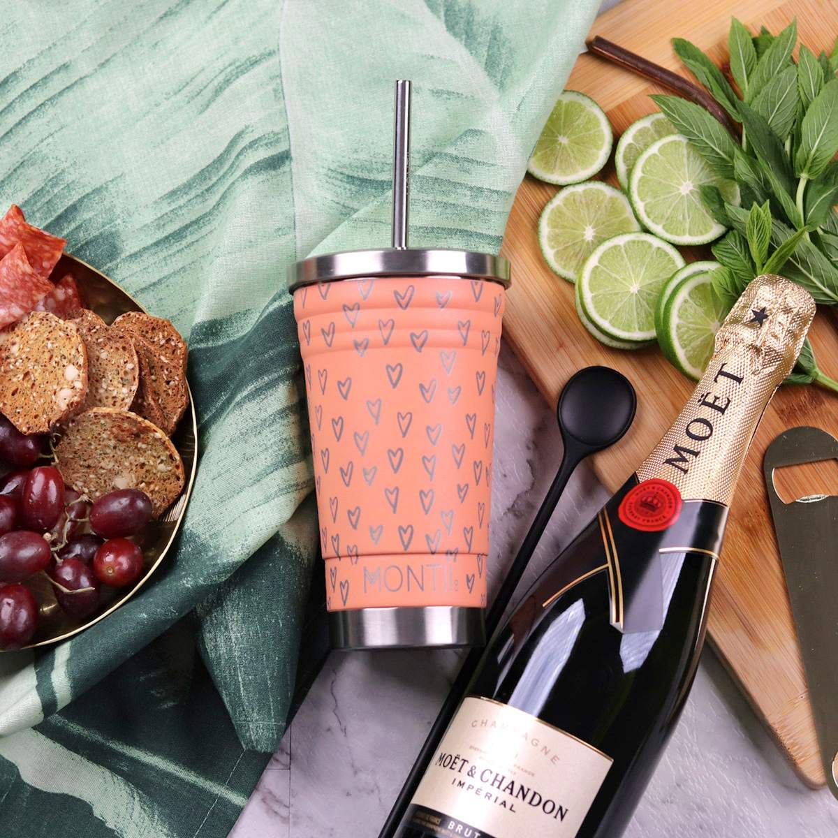 Vaso MONTII Smoothie LE 450 ml Acero Inoxidable