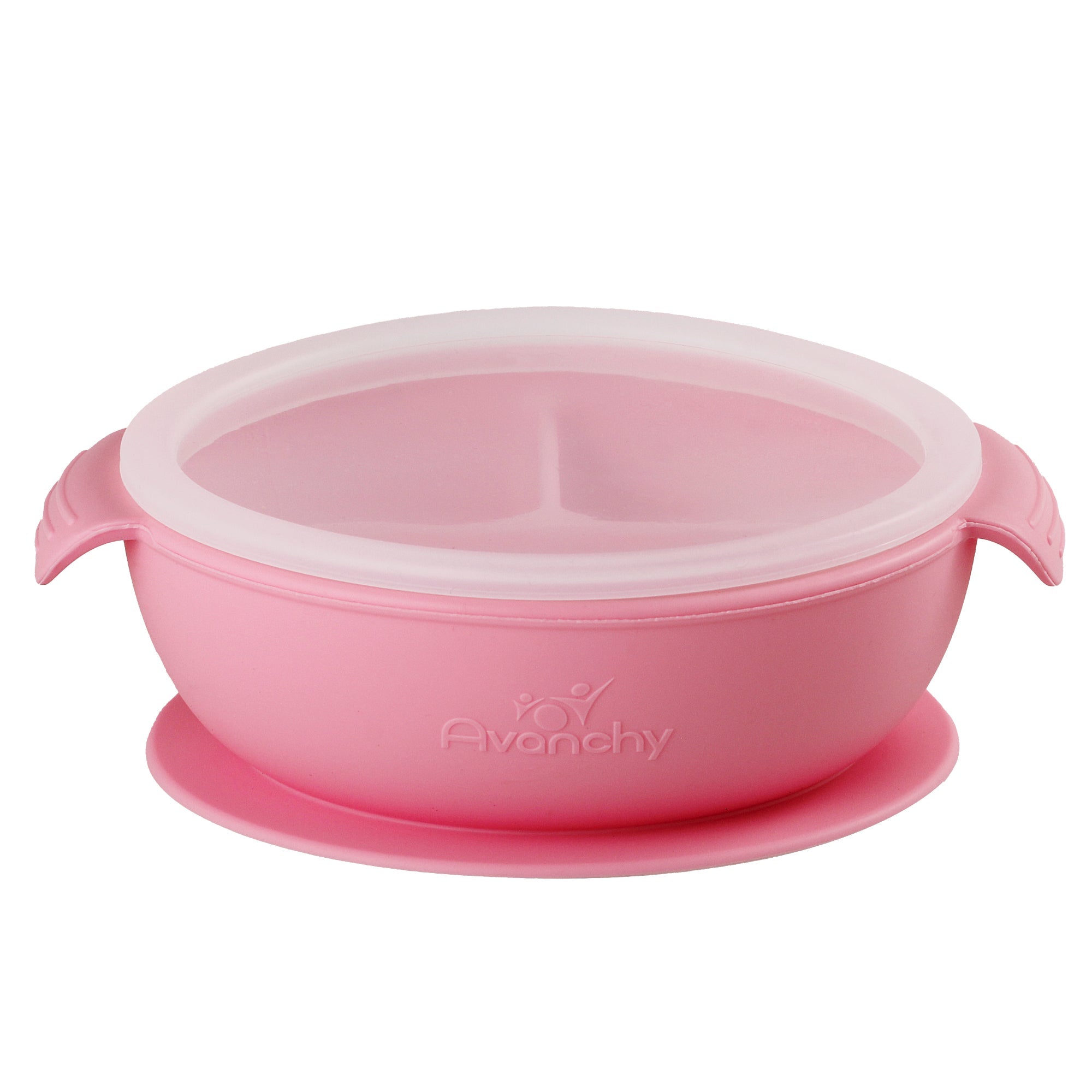 Bowl Avanchy tres divisiones silicon con ventosa adherible a la mesa
