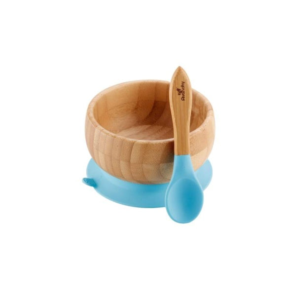 Bowl de Bambú AVANCHY para Bebé con base antiderrapante